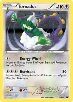 BW Black Star Promos Tornadus Pokémon card
